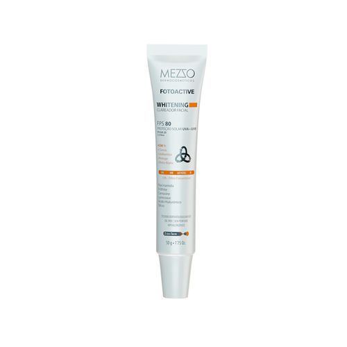 Filtro Solar Facial Whitening FPS 80 Mezzo